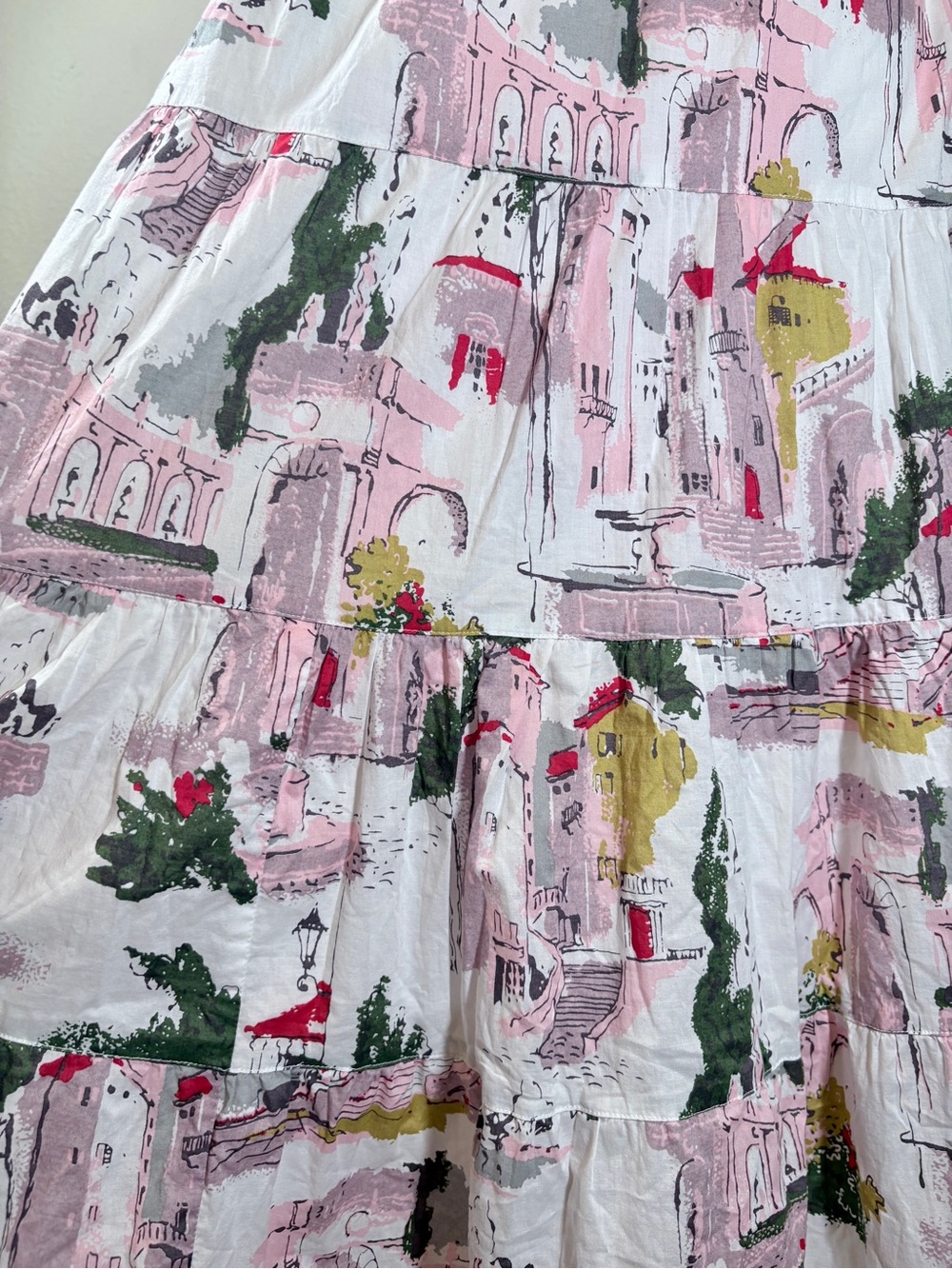 Anthropologie Lazybones Cityscape Cotton Dress Size Small - Picture 7 of 10